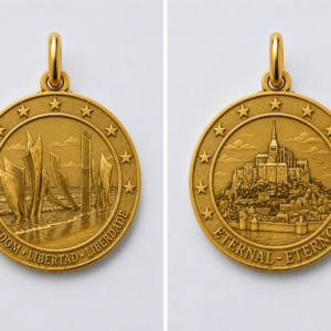 relica™ de mont saint michel / omaha beach — color dorado